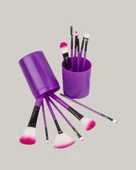 12’li Profesyonel Makyaj Fırça Seti Ultra Yumuşak Sentetik Kıllı thumbnail 5