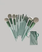 Cilt Dostu Profesyonel Makyaj Fırça Seti Pudra ve Fondöten İçin Uygun - 2