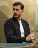 Erkek Içi Astarlı Fermuarlı Bomber Mont Ceket - Siyah - 5