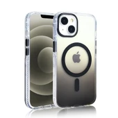 Apple iPhone 13 Kılıf M-safe Şarj Özellikli Transparan Renk Geçişli Zore Toros Kapak thumbnail 5