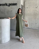 Vatkalı elbise thumbnail 2