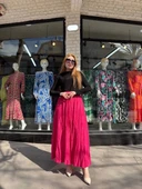 Kraş etek fuşya thumbnail 3