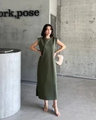 Vatkalı elbise thumbnail 1