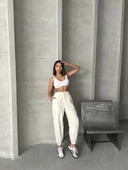 Jogger lastik paça pantolon thumbnail 5