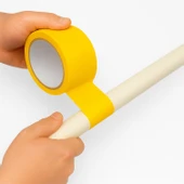 Sarı Tamir Bandı 75 mm x 10 mt Çok Amaçlı Güçlü Yapışkanlı Suya Dayanıklı Onarım Yalıtım Bandı thumbnail 4