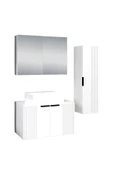 80 cm Chester Banyo Dolabı + 30 cm Boy Dolabı - 4