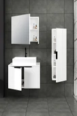 65 cm Chester Banyo Dolabı + 30 cm Boy Dolabı - 3