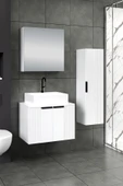 65 cm Chester Banyo Dolabı + 30 cm Boy Dolabı - 1