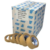NORTON Kağıt Bant 36x35m (48 Adet) Masking Tape 80°C 35M Dayanıklı Kahverengi Kağıt Bant KOLİ FİYATI - 5