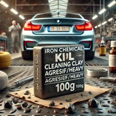 IRONCHEM Kil Cleaning Clay Agresif Heavy 100 gr – Zift, Reçine ve Boya Kalıntısı Temizleme Kili - 7