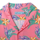 Anemoss Mercan Desenli %100 Viskon Yumuşak Nefes Alabilir Kumaşlı Erkek Gömlek thumbnail 4