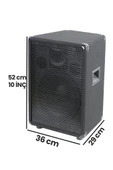 Lastvoice LPM-10 Ahşap Profesyonel Kabin Hoparlör 10 inç 450W - 4