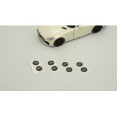 Opel Logo Jant Torpido Direksiyon 9mm Damla Sticker Logo Seti - 3