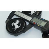 DK Tuning Ferrari Siyah Jant Göbeği Kapak Seti 60mm thumbnail 5