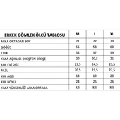 Anemoss Mercan Desenli %100 Viskon Yumuşak Nefes Alabilir Kumaşlı Erkek Gömlek thumbnail 9