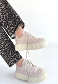 Emwa Bej Cilt Bağcıklı Spor Ayakkabı thumbnail 2