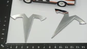 DK Tuning Tesla Model 3 S X Logo Krom Metal Rozet Amblem Arma Seti thumbnail 2