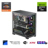 ETERNAL POWER  RYZEN 7 9800X3D 32GB DDR5 2TB M.2  RTX 5080 X870 WIFI 1000W 360M - 1