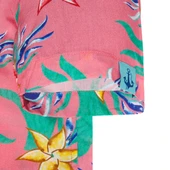 Anemoss Mercan Desenli %100 Viskon Yumuşak Nefes Alabilir Kumaşlı Erkek Gömlek thumbnail 3