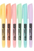 KRAF Fosforlu Kalem Pastel Kalem Tipi 345 6 Lı - 1