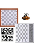 Panda Satranç Tahtası 70x90 Cm Manyetik-mıknatıslı-duvara Monte - 1