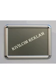 KIVILCIM PLASTİK VE REKLAM ÜRÜNLERİ 5´li A3 Alüminyum Rondo Çerçeve - 5 Adet -satıcı Mağazamız Kıvılcım Reklam Taklitlerimizden Kaçının! - 2