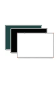 Panda Duvara Monte Laminant Askılı Yazı Tahtası 120x140cm Beyaz - 1