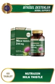Nutraxin Milk Thistle 200 Mg 60 Tablet - Deve Dikeni Ekstresi - 1