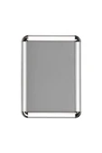 PROJENEON B2 50x70cm Alüminyum Çerçeve Rondo Köşe Aç Kapa Açılır Kapanır Klik Klak Çerçeve - 5