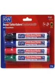KRAF Beyaz Doldurulabilir Tahta Kalemi 4'lü Set 770 - 1