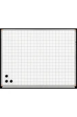 Panda 120x180 Cm Kareli Mıknatıs Yüzey Duvara Monte (beyaz + Yeşil) Yazı Tahtası Pano - 3