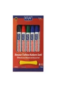 KRAF Beyaz Tahta Kalemi & Silgi Set 8'li - 778g - 1