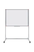 Panda 120x200 Cm Çelik Emaye Yüzey Sabit Ayaklı Tekerlekli Yazı Tahtası Beyaz thumbnail 1