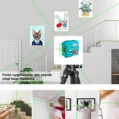 Total TLL156601 Yeşil Çizgi Lazer Terazi Seviyesi 35m Dayanıklı Hassas Ölçüm Taşıma Çantalı Model thumbnail 3