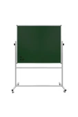Panda 90X120 CM MIKNATIS YÜZEY  360° DÖNERLİ AYAKLI ÇİFT TARAFLI TEKERLEKLİ MOBİL YAZI TAHTASI-PAN570 - 2