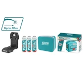 Total TLL156601 Yeşil Çizgi Lazer Terazi Seviyesi 35m Dayanıklı Hassas Ölçüm Taşıma Çantalı Model thumbnail 2