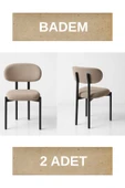 Dekoroom's 2 Adet, Badem Sandalye, thumbnail 1