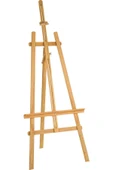 Panda Lüks Naturel Ahşap Çam Şövale 170 Cm - 1