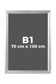OfisDS B1 70x100cm Gönye Köşe 1 Adet Alüminyum Çerçeve Aç Kapa Açılır Kapanır - 1