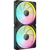 CORSAIR iCUE LINK LX140 RGB 140mm PWM Siyah İkili Kasa Fanı thumbnail 1