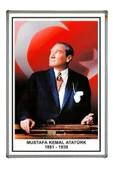 Panda 50X70 CM ATATÜRK PORTRESİ TABLO PANO (Alüminyum Çerçeve)-PAN415 - 1