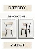 Dekoroom's 2 Adet, D Teddy Sandalye, thumbnail 1