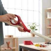 Tamir Bandı Kırmızı 75mm x10mt Suya Dayanıklı Güçlü Yapışkan Bant İzolasyon Onarım Kullanışlı Pratik thumbnail 3