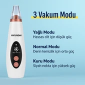 Hyundai Vakumlu Siyah Nokta Temizleyici  6 Başlık, Güçlü Vakum, Şarjlı 6 Başşlıklı - 3