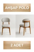 Dekoroom's 2 Adet, Ahşap Polo Sandalye, thumbnail 1