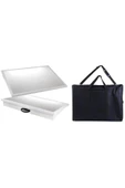 ANT YAZI Panda Pan 910 Led Işıklı Çantasız Ahşap Masa Üstü Çizim Masası 50x70cm - 1