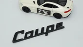 DK Tuning Coupe Siyah ABS 3M 3D Bagaj Yazı Logo - 4