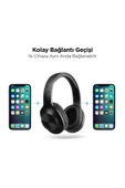 Ttec SoundMax 2KM117S Mikrofonlu Kulak Üstü Siyah Bluetooth Kulaklık thumbnail 7
