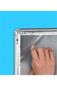 OfisDS B1 70x100cm Gönye Köşe 1 Adet Alüminyum Çerçeve Aç Kapa Açılır Kapanır - 3