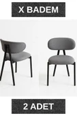 Dekoroom's 2 Adet, X Badem Sandalye, thumbnail 1
